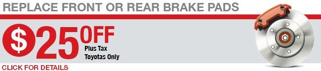 Replace Front Brake Pads Coupon, Springfield